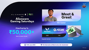 Alienware Gaming Saturdays - Hyderabad's banner