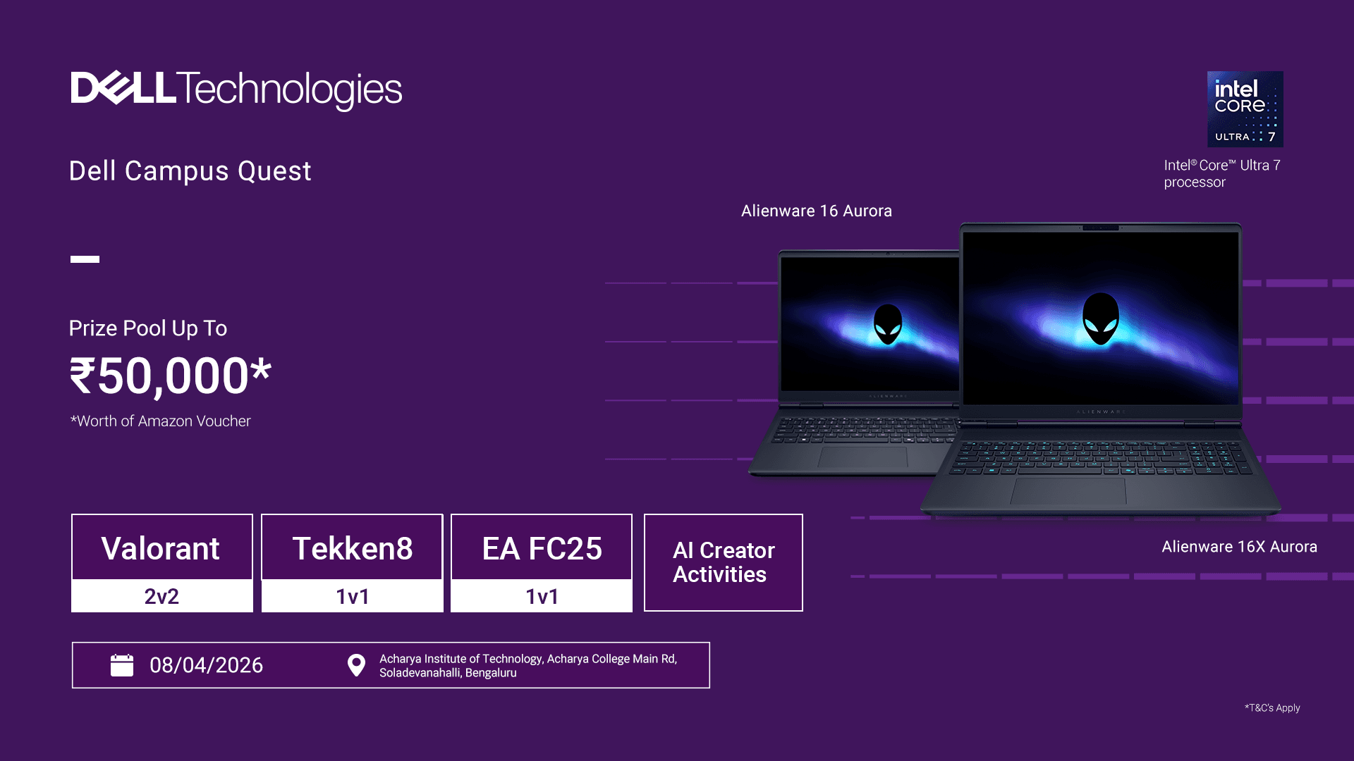 Dell Campus Quest - Acharya Institute of Technology's banner