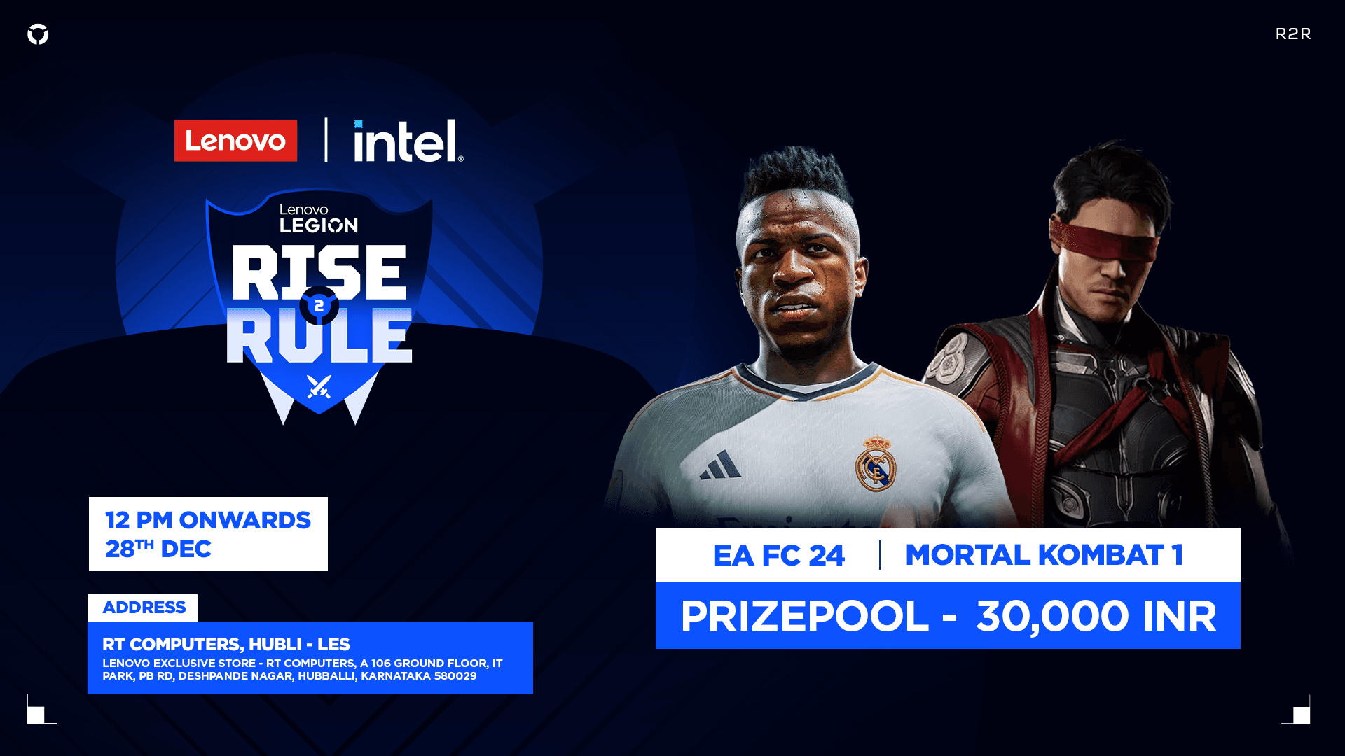 Lenovo Intel Rise2Rule - Hubli - RT Computers banner