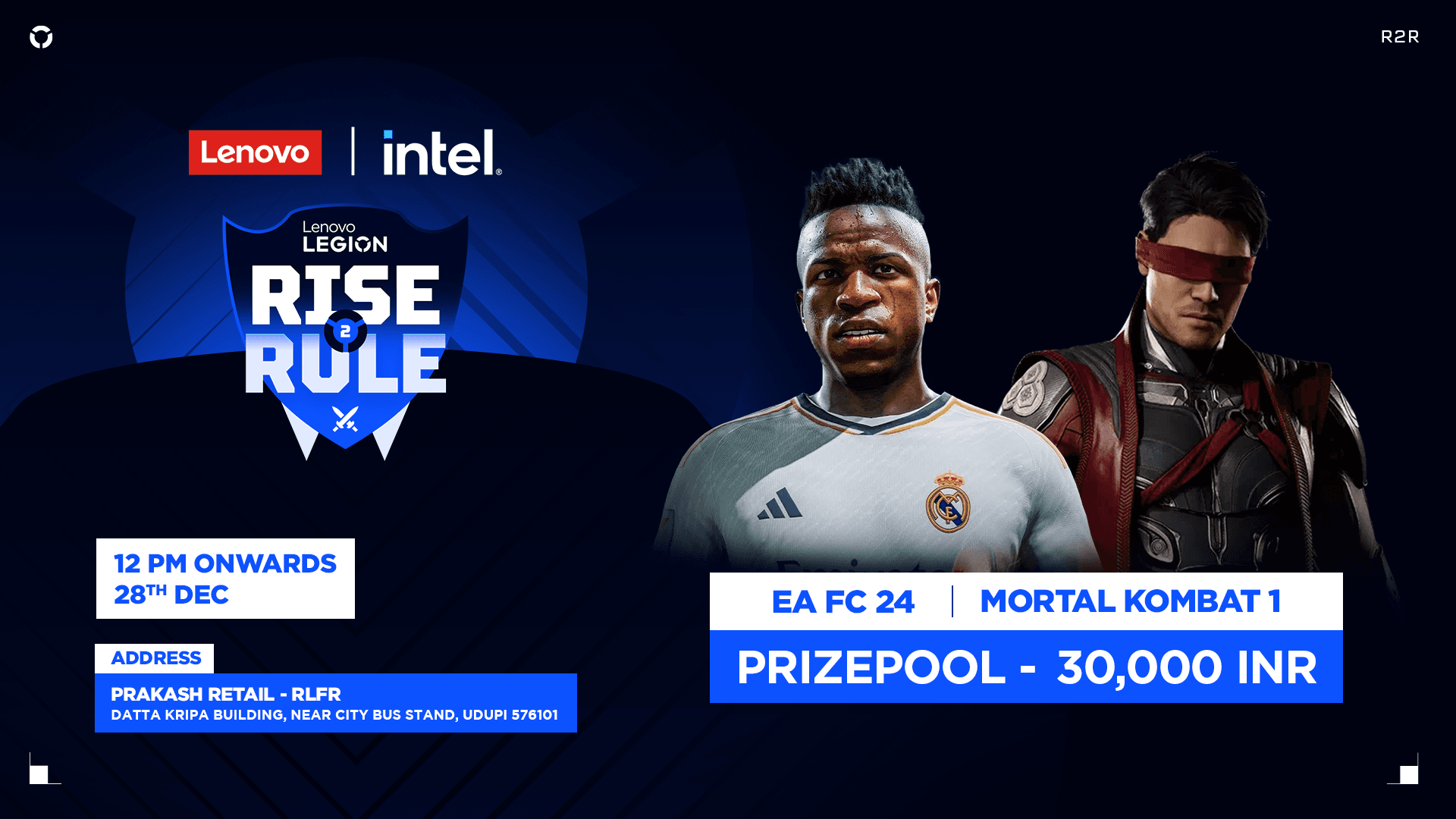 Lenovo Intel Rise2Rule - Prakash Retail, Udupi banner