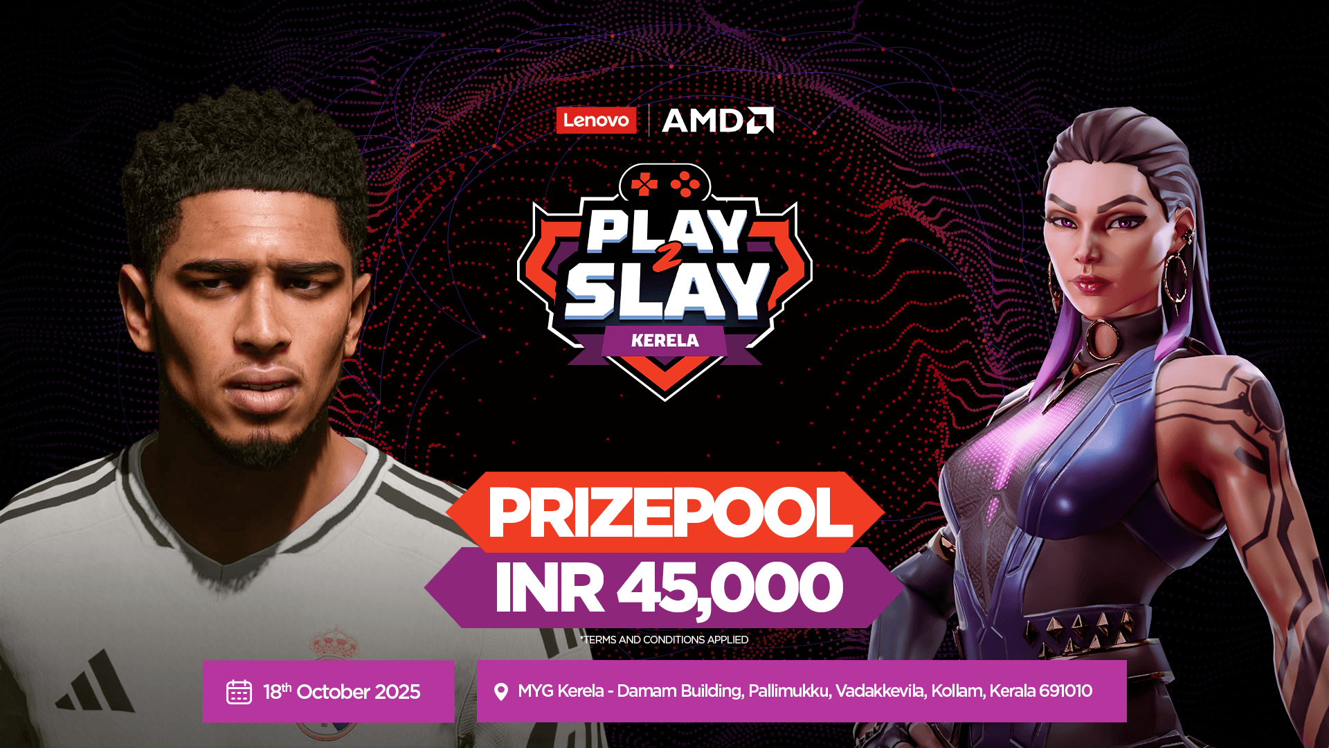 Lenovo Play 2 Slay - myG Future - Kollam, Kerala banner