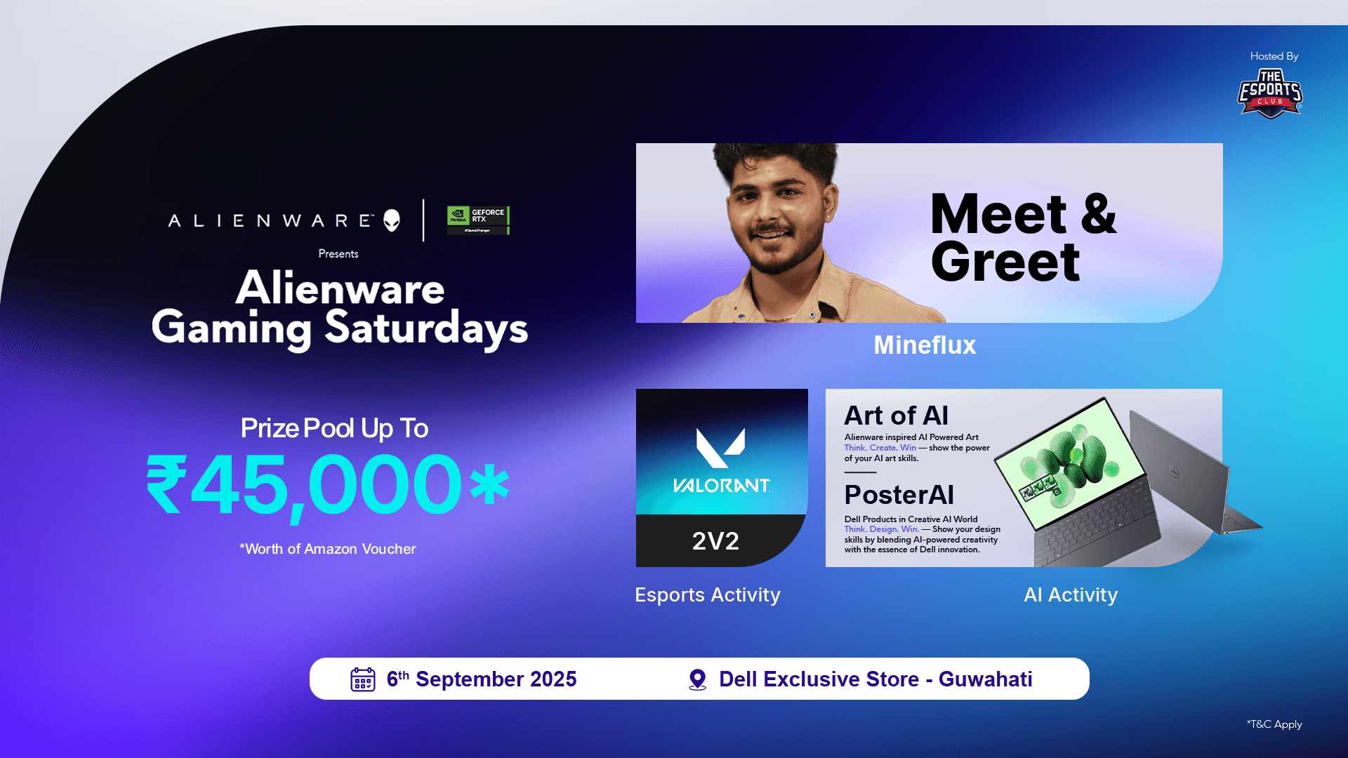 Alienware Gaming Saturdays - Guwahati banner