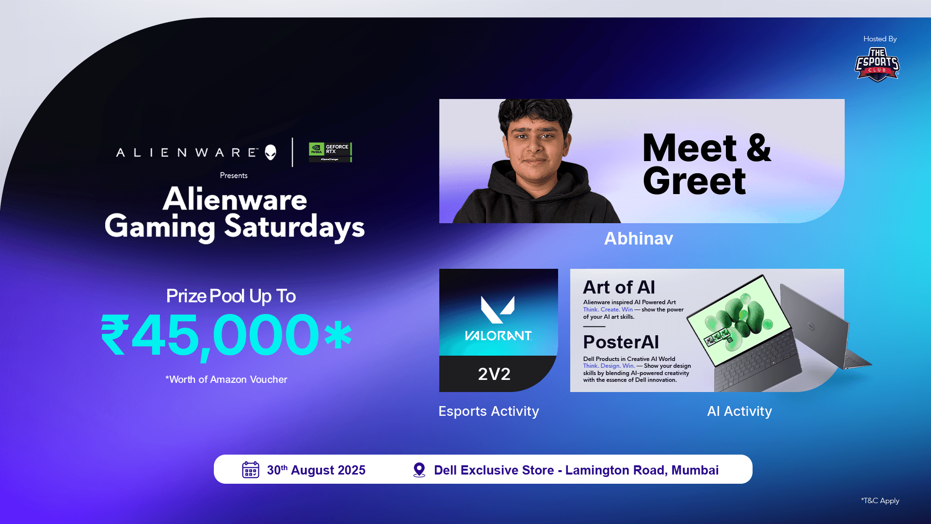 Alienware Gaming Saturdays - Mumbai banner