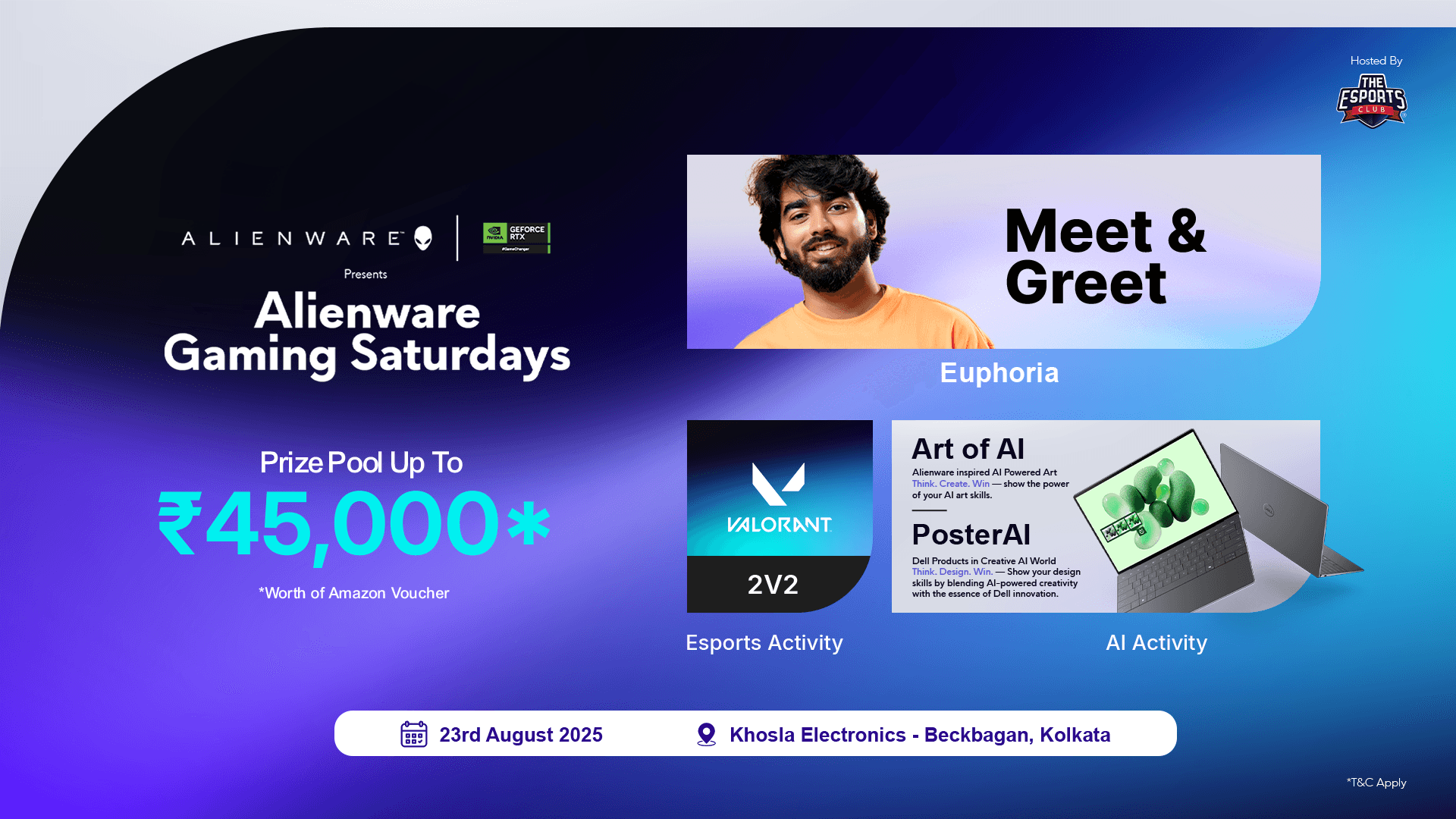 Alienware Gaming Saturdays - Kolkata banner