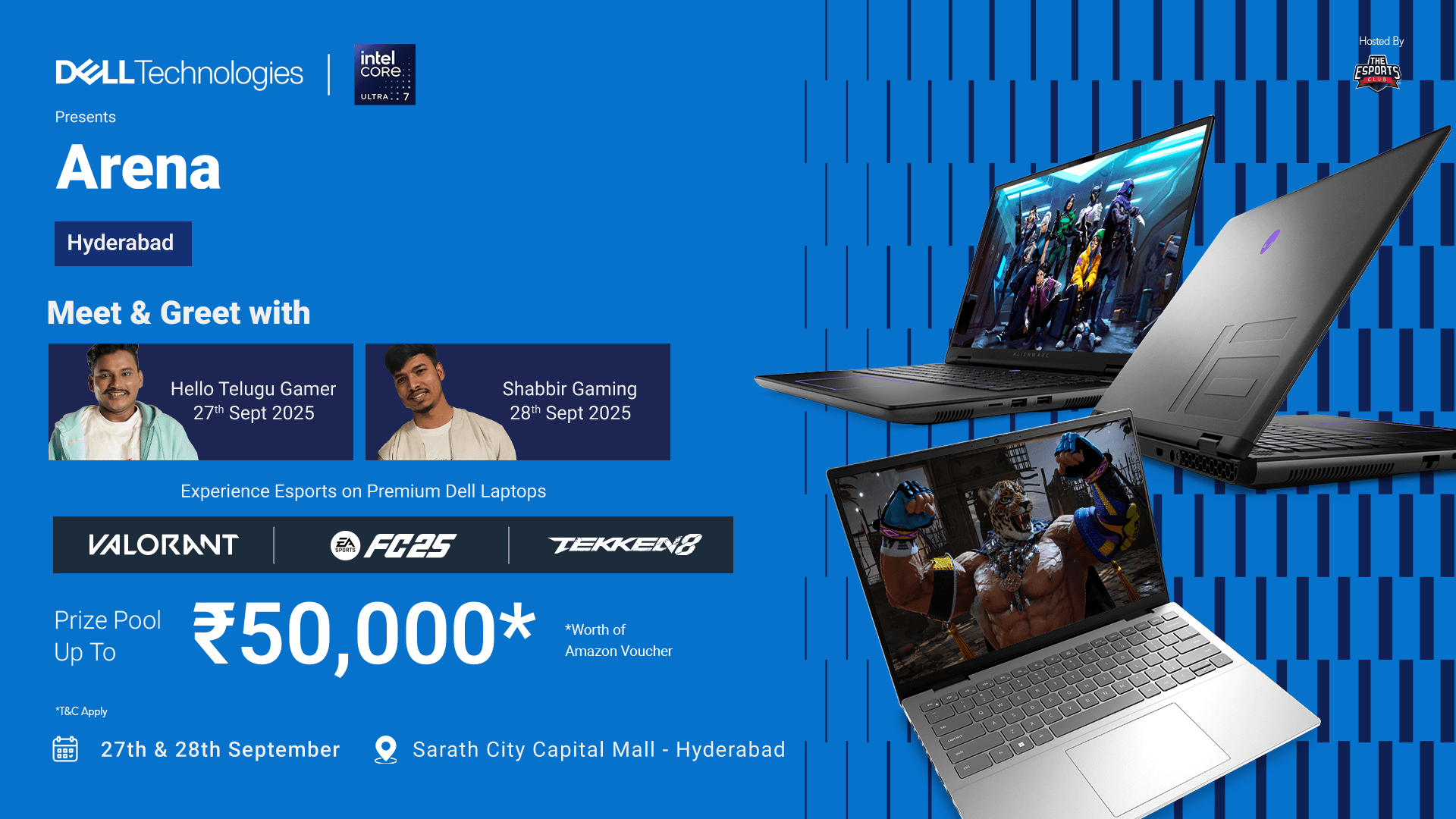 Dell Technologies Arena - Hyderabad banner
