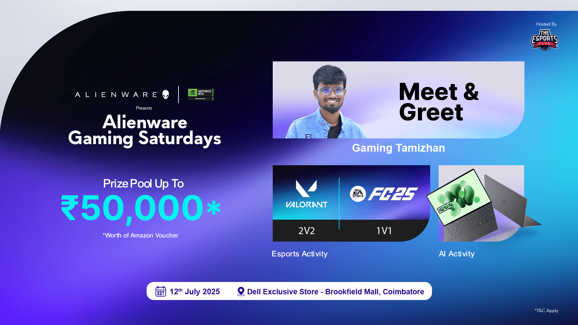 Alienware Gaming Saturdays - Coimbatore banner