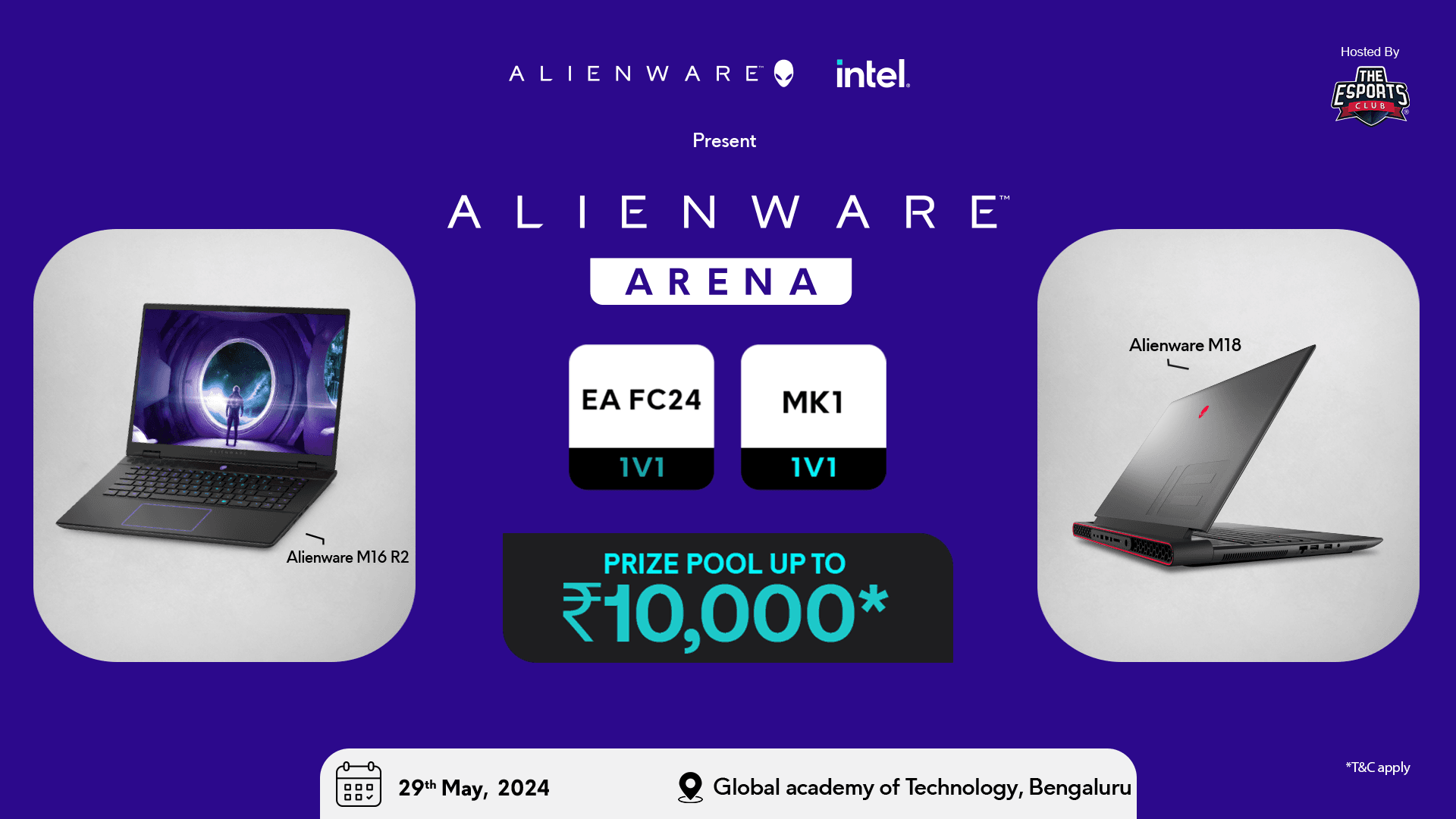 Alienware Arena - Global Academy of Technology, Bengaluru banner