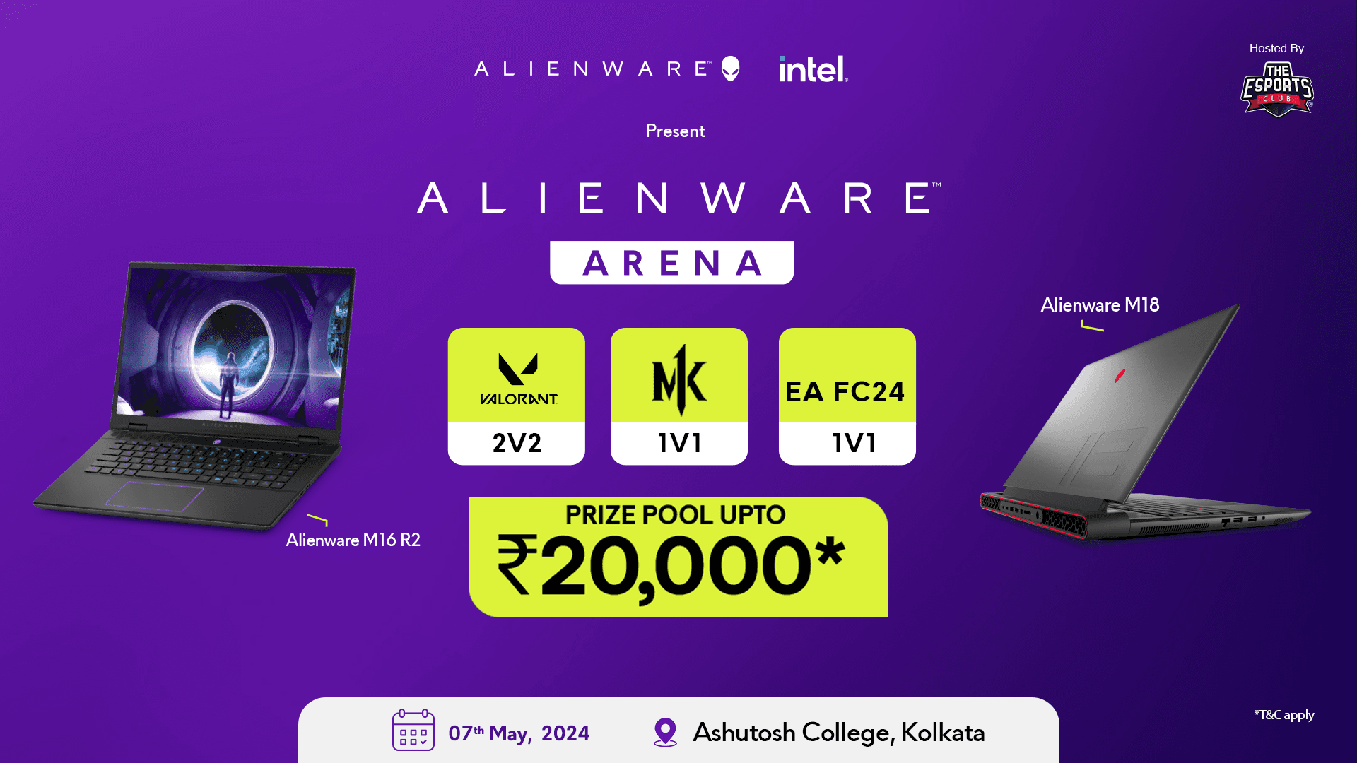 Alienware Arena - Ashutosh College, Kolkata banner