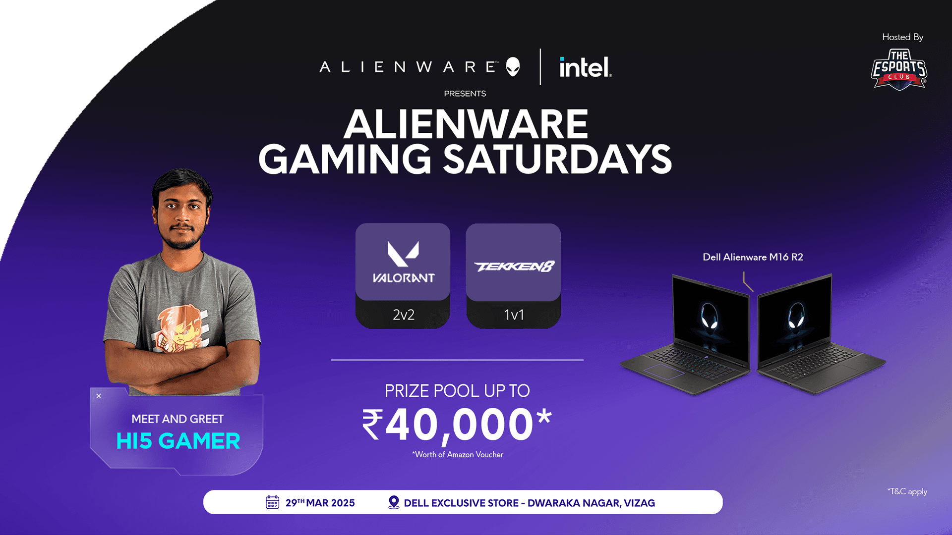 Alienware Gaming Saturdays - Vishakhapatnam banner