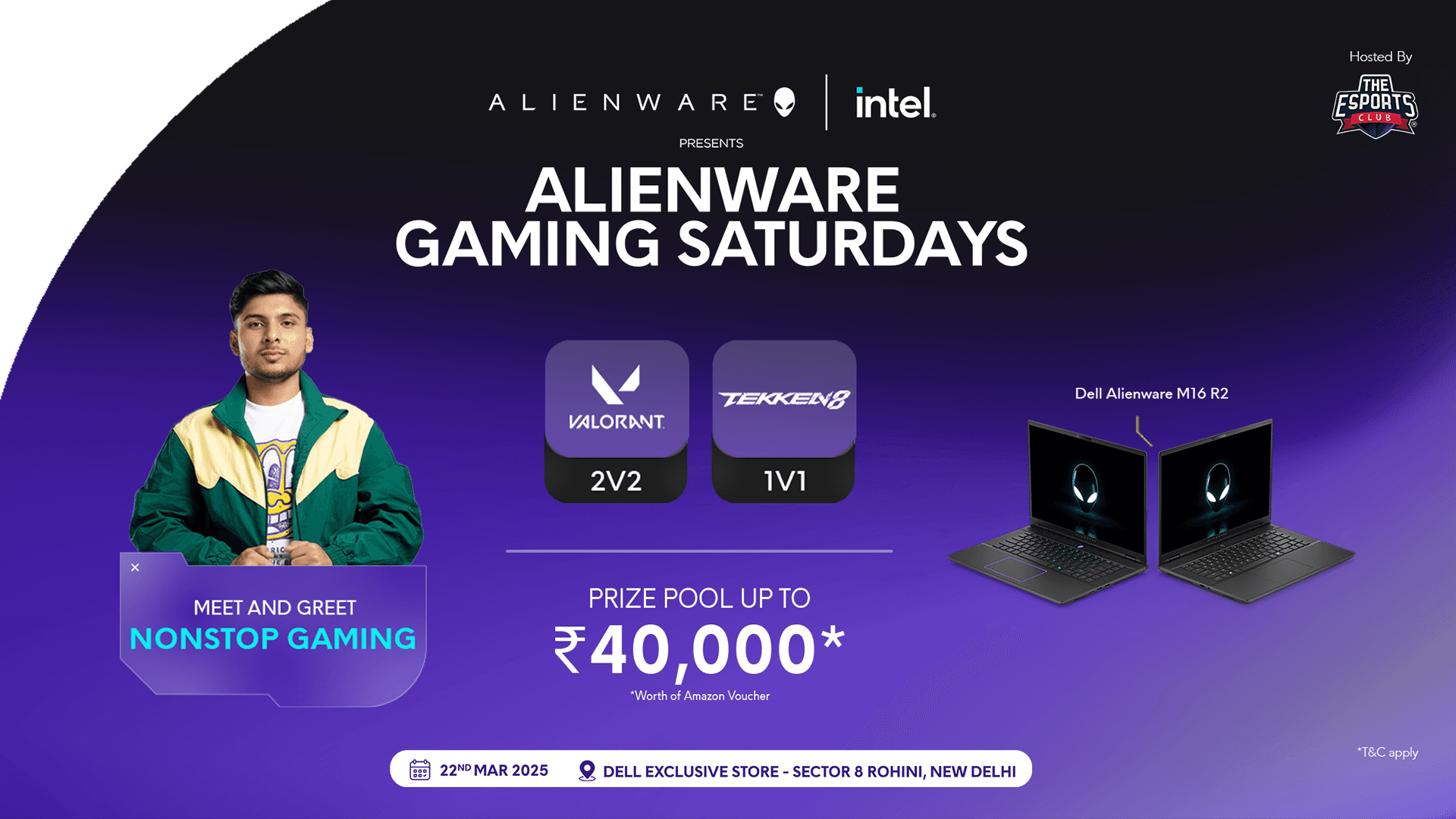 Alienware Gaming Saturdays - Delhi banner