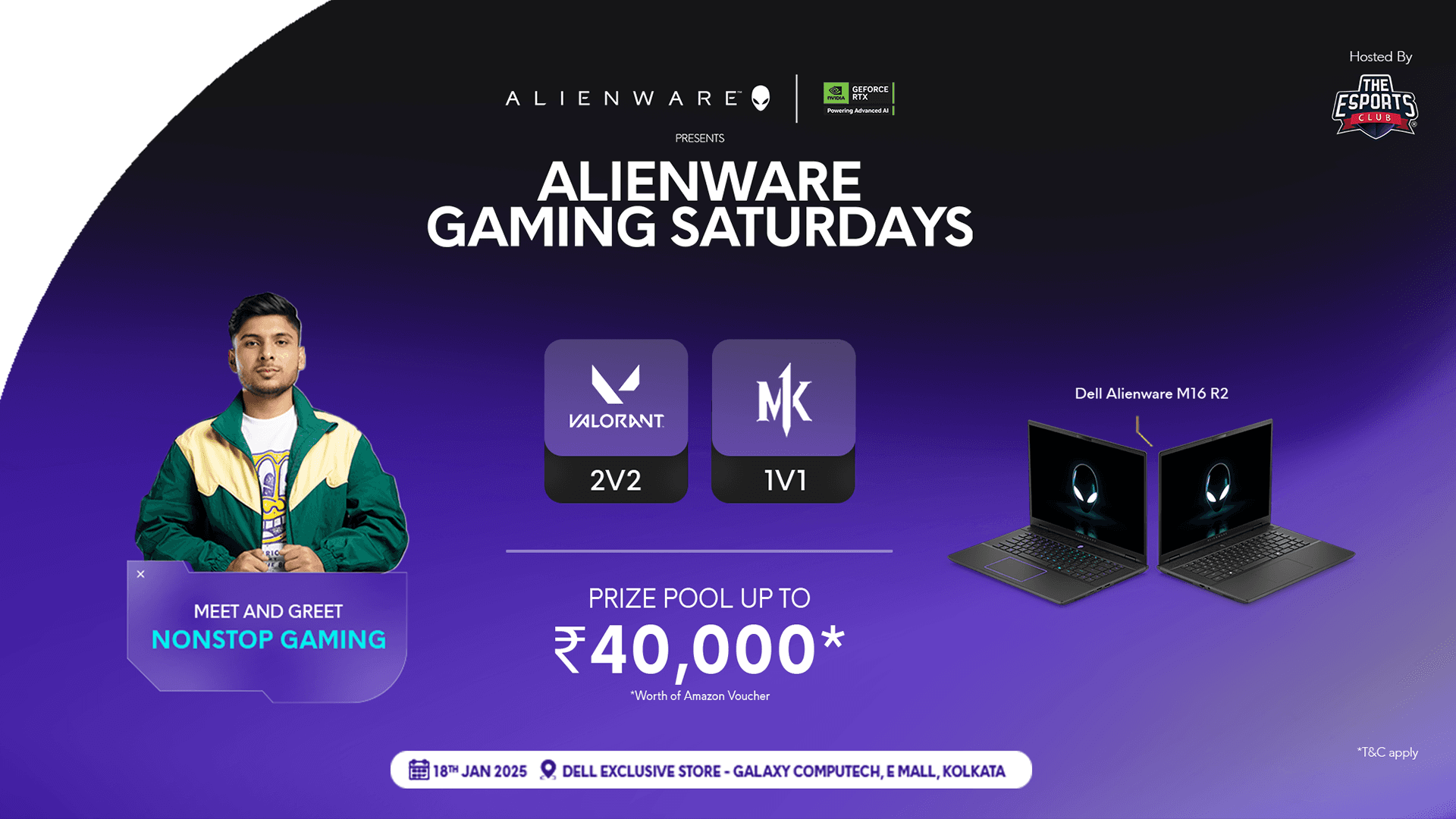 Alienware Gaming Saturdays - Kolkata banner