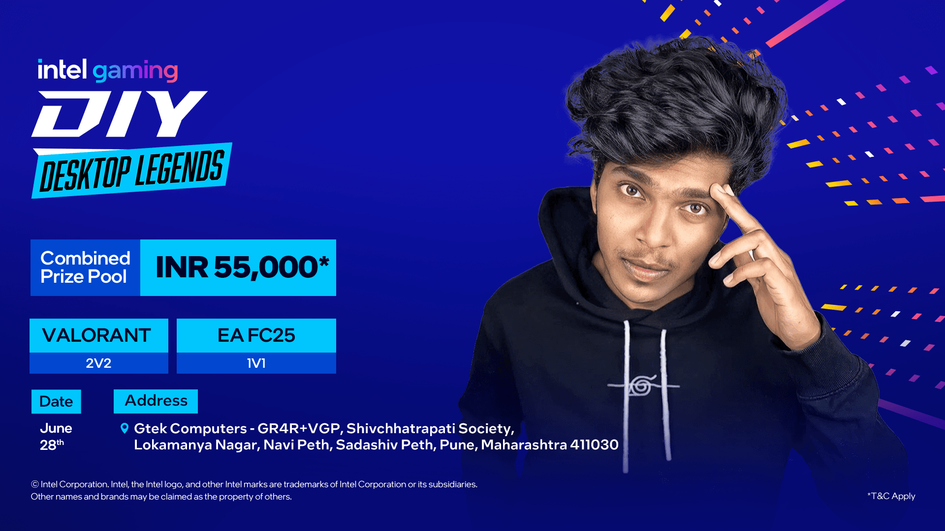 GTEK Computers, Pune - Intel Gaming DIY Desktop Legends  banner