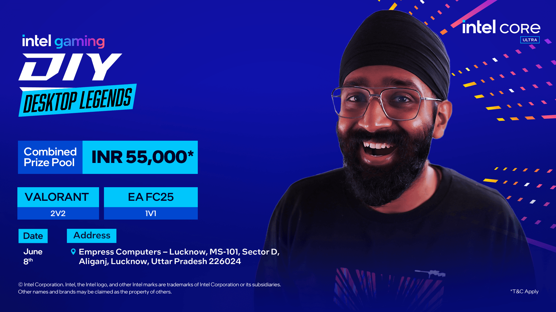Intel DIY Desktop Legends  - Empress Computers Lucknow banner
