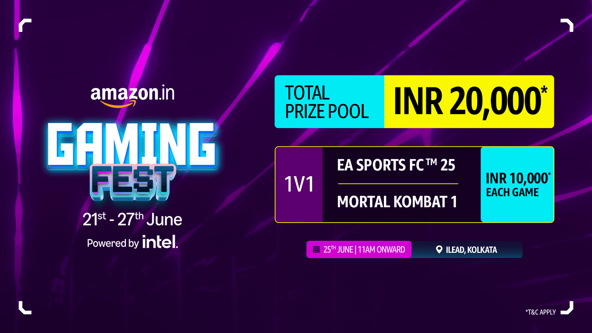 Amazon Gaming Fest - ILEAD - Kolkata banner