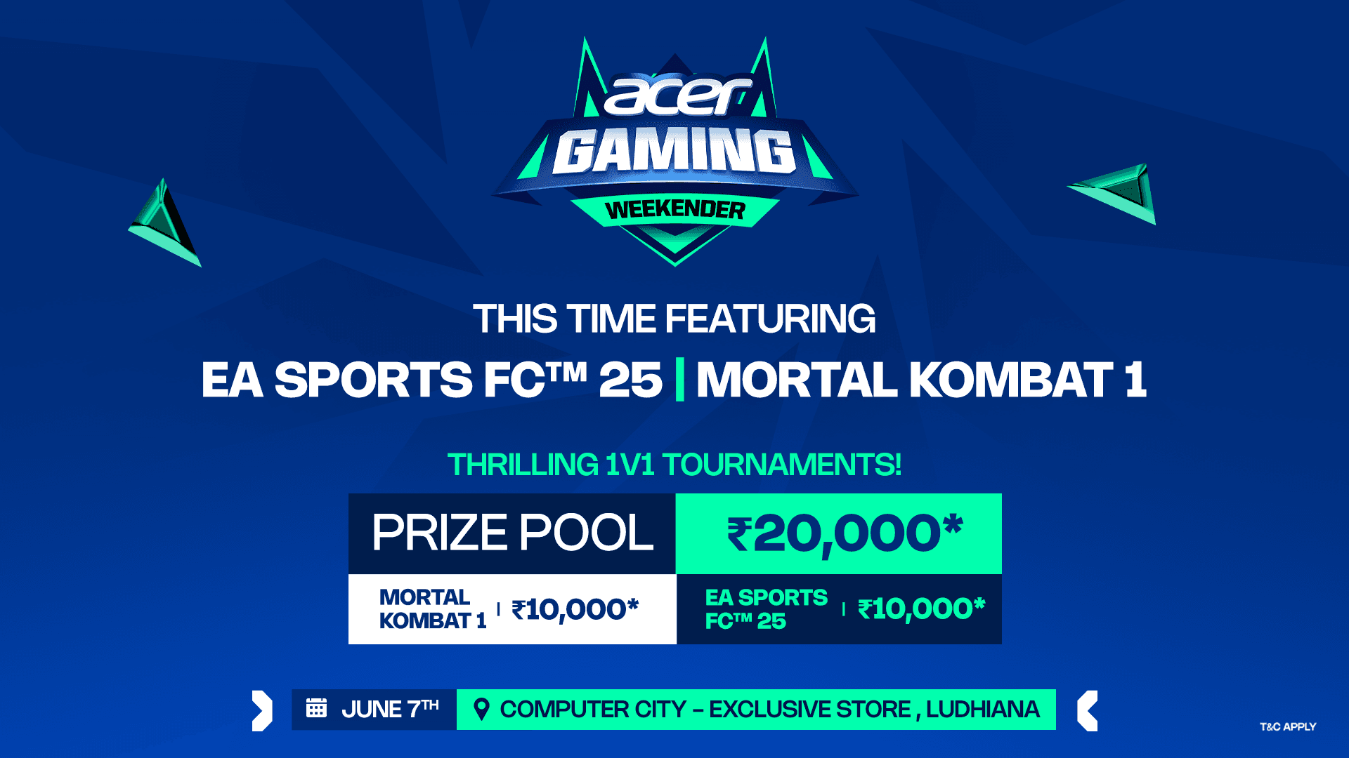 Acer Gaming Weekender - Ludhiana banner