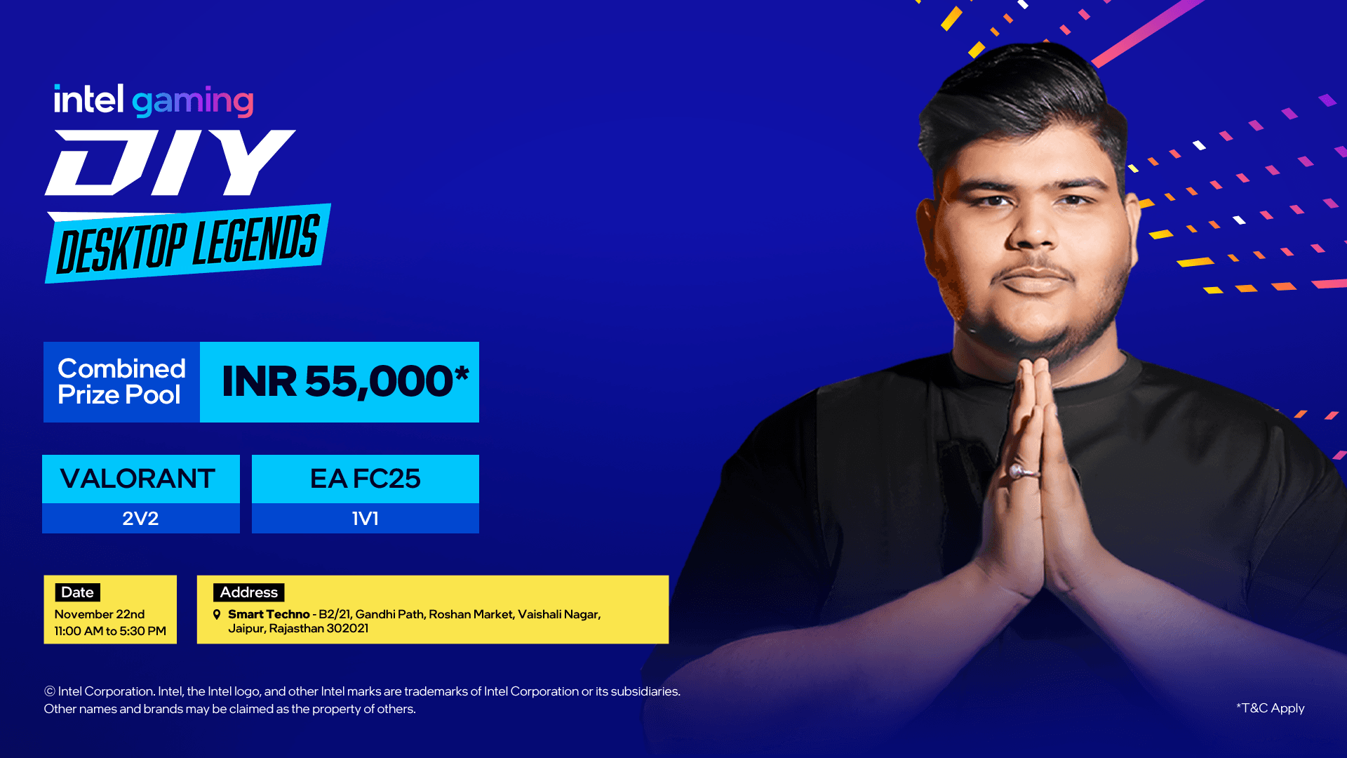 Intel Gaming DIY Desktop Legends - Smart techno, Jaipur banner