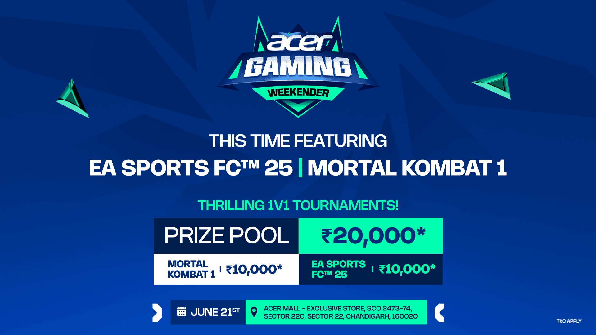 Acer Gaming Weekender - Microzone, Chandigarh banner