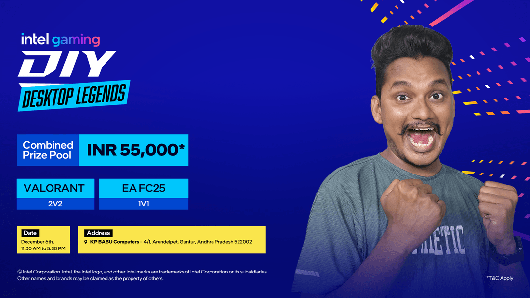 Intel Gaming DIY Desktop Legends - KP BABU Computers, Guntur - Esports ...