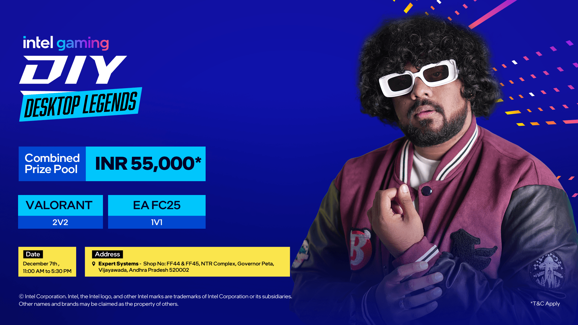 Intel Gaming DIY Desktop Legends - Expert Systems, Vijayawada banner