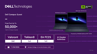 Dell Campus Quest -  Ramjas College's banner