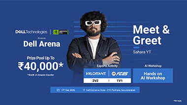 Dell Arena- Hyderabad's banner