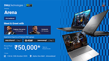Dell Technologies Arena - Ahmedabad's banner