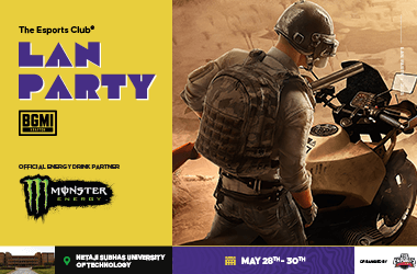  TEC LAN PARTY- NSUT College, Delhi's banner