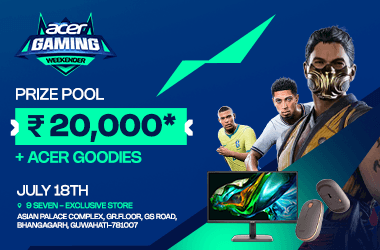 Acer Gaming Weekender - 9 Seven, Exclusive Store - Guwahati's banner