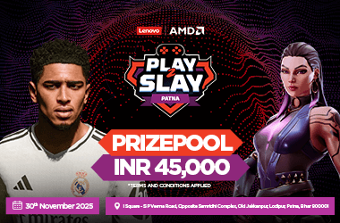 Lenovo Play 2 Slay - I Square, Patna's banner