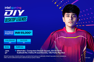 Intel Gaming DIY Desktop Legends - Elite Hubs, Mumbai's banner