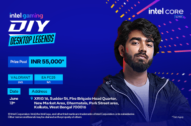 Intel DIY Desktop Legends - XRIG, Kolkata's banner