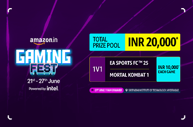 Amazon Gaming Fest - SNIST Hyderabad 's banner