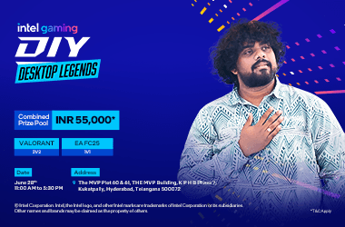 The MVP, Hyderabad - Intel Gaming DIY Desktop Legends's banner