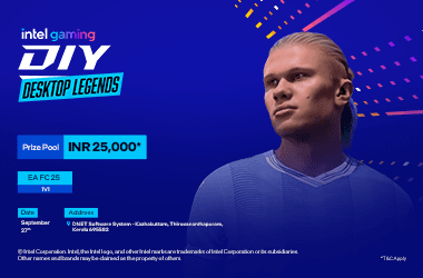 Intel Gaming DIY Desktop Legends - Dnet Systems, Trivandrum (EA Sports FC 25)'s banner