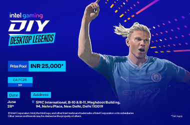 Intel Gaming DIY Desktop Legends - SMC International, Delhi - EA FC 25's banner