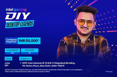 SMC International, Delhi - Intel Gaming DIY Desktop Legends 's banner