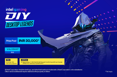 Intel Gaming DIY Desktop Legends - Gamerz Clan, Baroda (Valorant TDM)'s banner