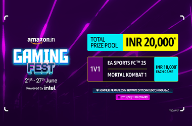 Amazon Gaming Fest - Kommuri Pratap Reddy Institute Of Technology - Hyderabad's banner