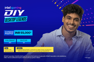 Intel Gaming DIY Desktop Legends - Log Tech, Trivandrum's banner