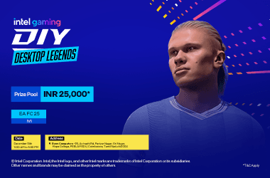 Intel Gaming DIY Desktop Legends - Byos Computers, Coimbatore (EA Sports FC 25)'s banner