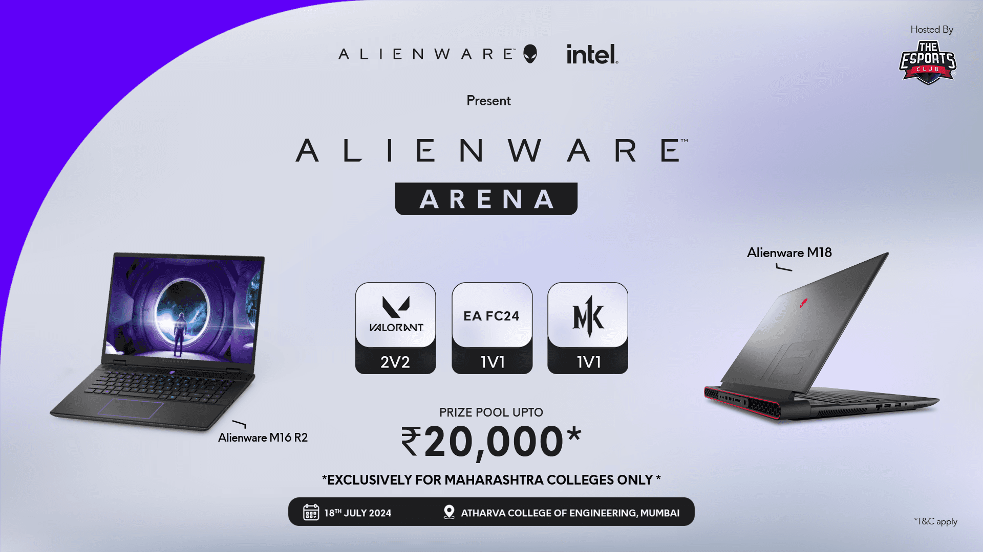 Alienware Arena - Atharva College of Engineering, Mumbai banner