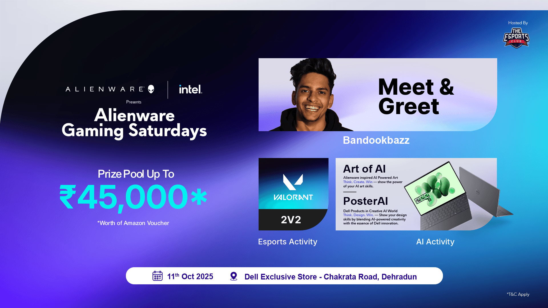 Alienware Gaming Saturdays - Dehradun banner