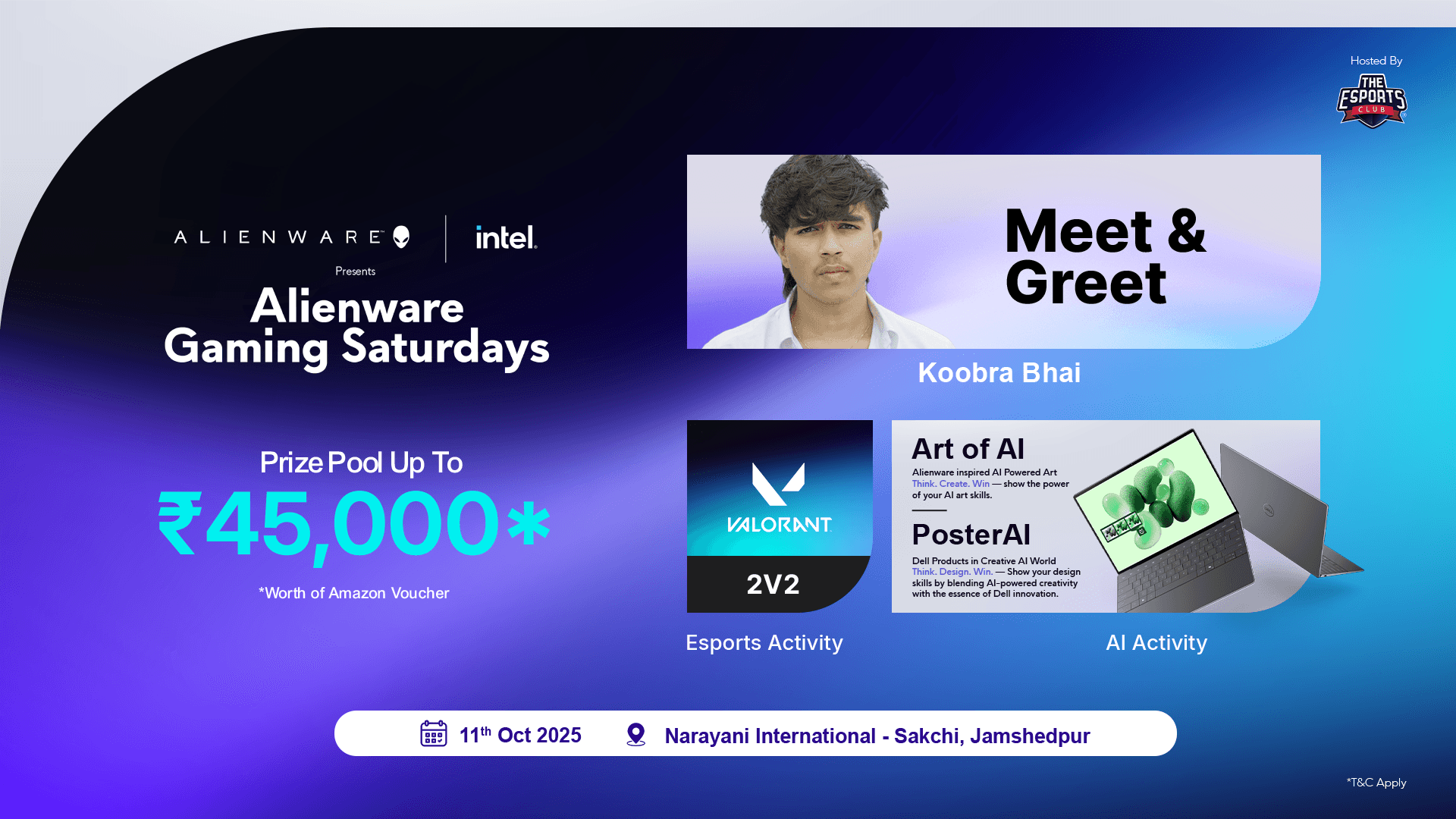 Alienware Gaming Saturdays - Jamshedpur banner