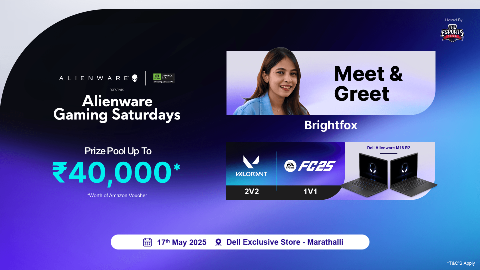 Alienware Gaming Saturdays - Bengaluru banner