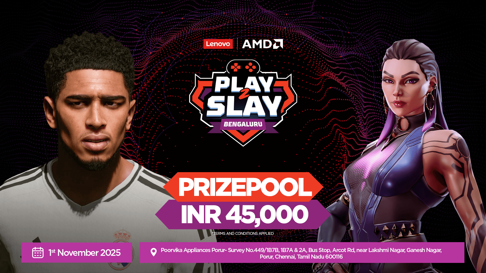 Lenovo Play 2 Slay - Poorvika - Porur, Chennai banner