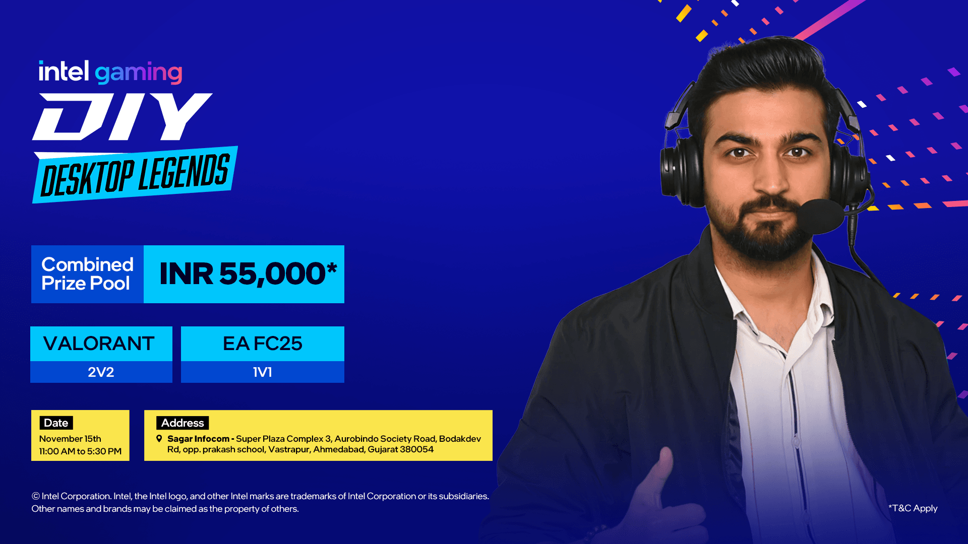 Intel Gaming DIY Desktop Legends - Sagar Infocom, Ahmedabad banner