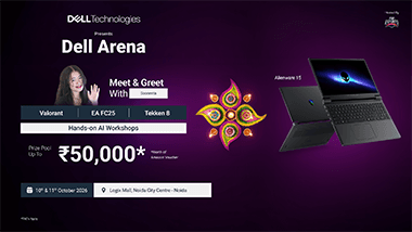 Dell Arena - Logix Mall, Noida City Centre's banner