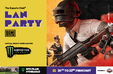 TEC LAN PARTY- BITS HYDERABAD's banner