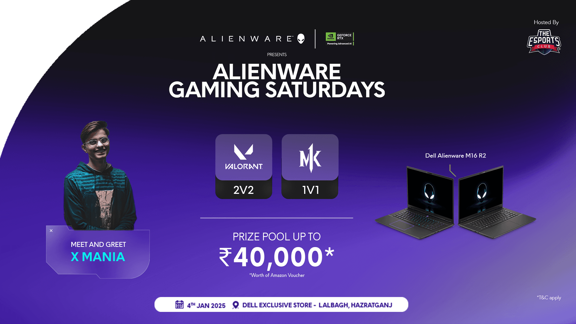 Alienware Gaming Saturdays - Lucknow banner