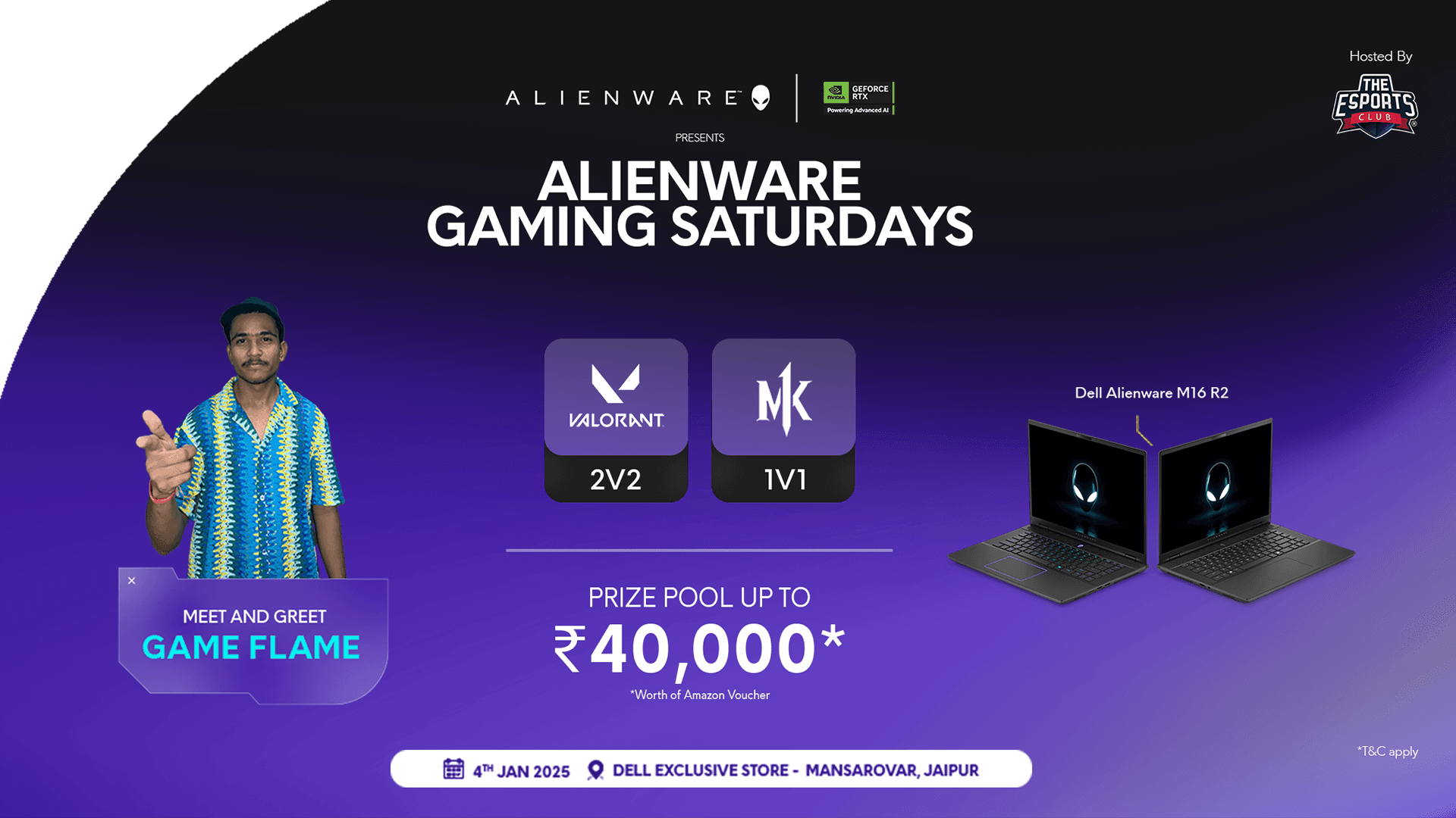 Alienware Gaming Saturdays - Jaipur banner
